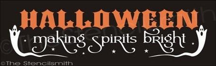 1848 - Halloween making spirits bright - The Stencilsmith