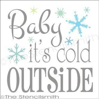 1850 - Baby it's Cold Outside - The Stencilsmith
