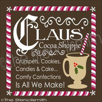 1863 - Claus' Cocoa Shoppe - The Stencilsmith