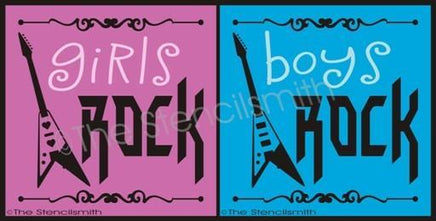 1886 - Girls Boys ROCK - The Stencilsmith