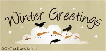 188 - Winter Greetings - The Stencilsmith
