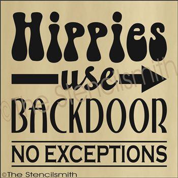 1914 - Hippies use backdoor - The Stencilsmith