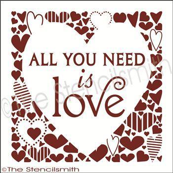 1927 - All you need is love - The Stencilsmith