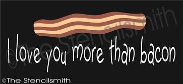 1930 - I love you more than bacon - The Stencilsmith