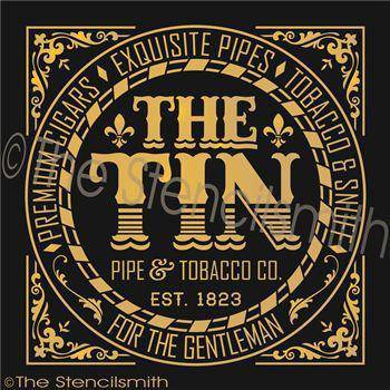 1937 - THE TIN pipe and tobacco - The Stencilsmith