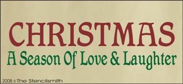 193 -  CHRISTMAS love laughter - The Stencilsmith