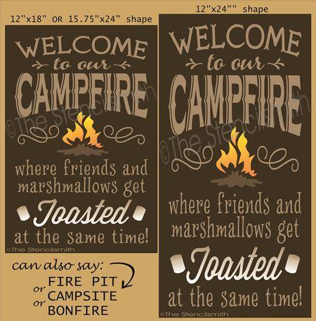 1962 - Welcome to our Campfire ... where friends - The Stencilsmith