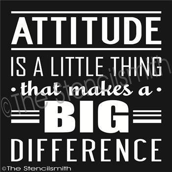 1976 - ATTITUDE is a little thing - The Stencilsmith