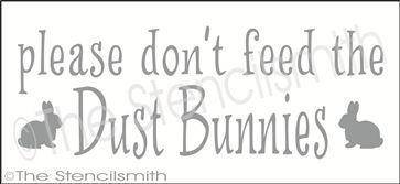 1988 - please don't feed the dust bunnies - The Stencilsmith