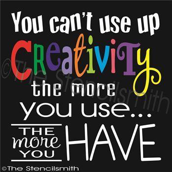 1991 - You can't use up creativity - The Stencilsmith
