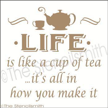 1998 - Life is like a cup of tea - The Stencilsmith