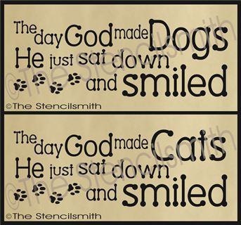 2004 - The day God made Dogs / Cats - The Stencilsmith