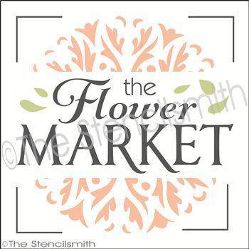 2015 - the flower market - The Stencilsmith