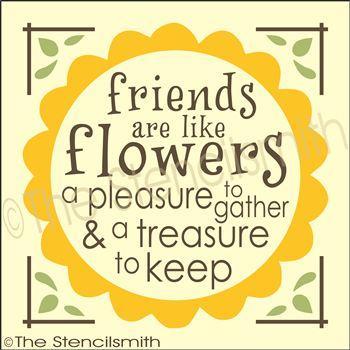 2016 - Friends are like Flowers - The Stencilsmith