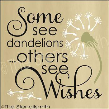 2024 - Some see dandelions - The Stencilsmith