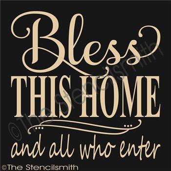 2031 - Bless this Home - The Stencilsmith
