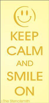 2032 - Keep Calm and smile on - The Stencilsmith