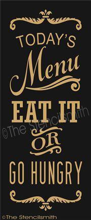 2048 - Today's Menu eat it or go hungry - The Stencilsmith