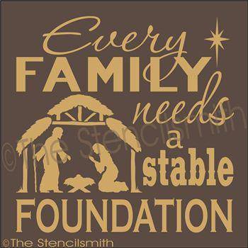 2050 - Every family need a stable foundation - The Stencilsmith