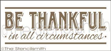 2054 - Be Thankful in all circumstances - The Stencilsmith