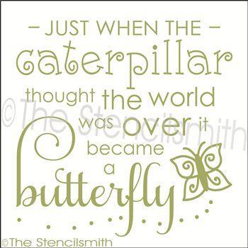 2079 - Just when the caterpillar - The Stencilsmith