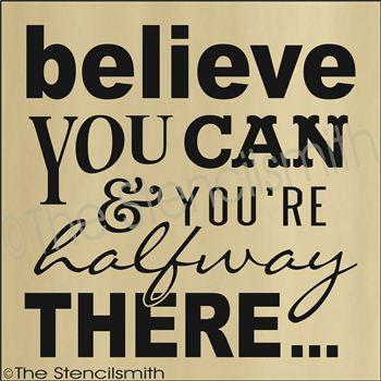2080 - Believe you can - The Stencilsmith