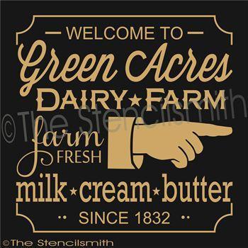 2104 - Green Acres Dairy Farm - The Stencilsmith