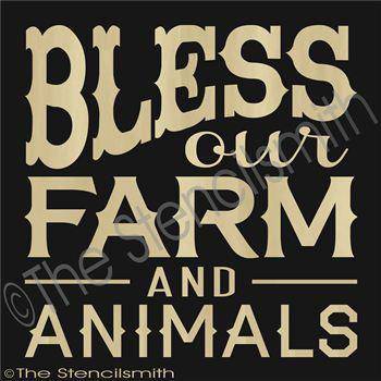 2106 - Bless our Farm and Animals - The Stencilsmith