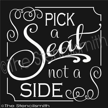2140 - Pick a seat not a side - The Stencilsmith