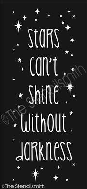 2143 - Stars can't shine without darkness - The Stencilsmith