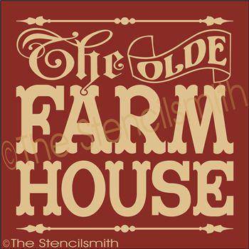 2162 - The Olde Farmhouse - The Stencilsmith