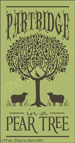 2164 - Partridge in a Pear Tree - The Stencilsmith