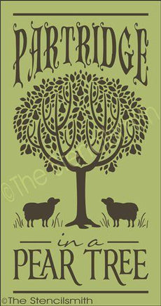 2164 - Partridge in a Pear Tree - The Stencilsmith