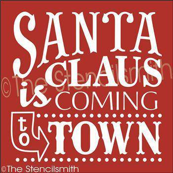 2187 - Santa Claus is coming to Town - The Stencilsmith