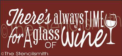 2201 - There's always time for a glass of wine - The Stencilsmith