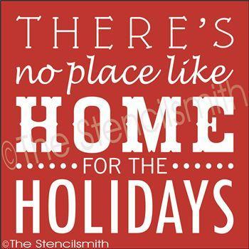 2216 - There's no place like ... Holidays - The Stencilsmith
