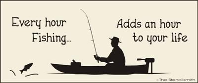 Every Hour Fishing... - The Stencilsmith