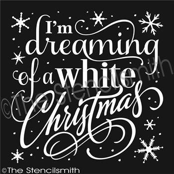 2229 - I'm dreaming of a white christmas - The Stencilsmith