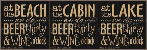 2240 - .... we do beer thirty & wine o'clock - The Stencilsmith