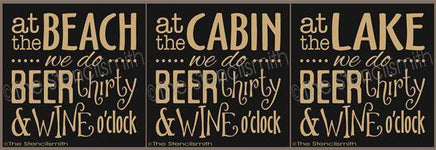 2240 - .... we do beer thirty & wine o'clock - The Stencilsmith