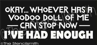 2253 - Okay ... whoever has the voodoo doll - The Stencilsmith