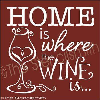 2269 - Home is where the WINE is - The Stencilsmith