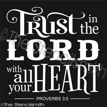 2271 - Trust in the Lord - The Stencilsmith