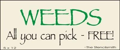 WEEDS All you can pick - FREE! - The Stencilsmith