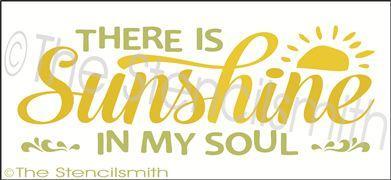 2284 - There is Sunshine in my soul - The Stencilsmith