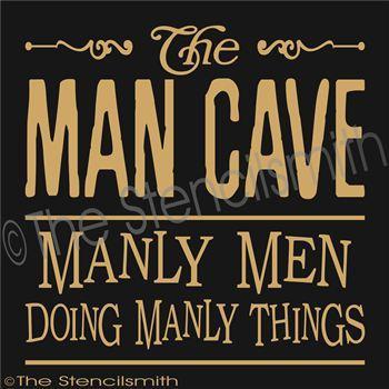 2291 - The Man Cave manly men doing - The Stencilsmith