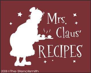 229 - Mrs. Claus' Recipes - The Stencilsmith