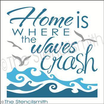 2325 - Home is where the waves crash - The Stencilsmith