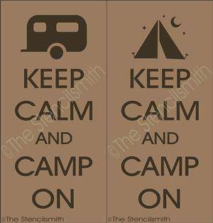 2356 - Keep Calm and Camp On - The Stencilsmith