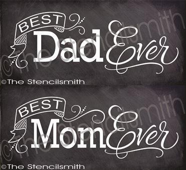 2359 - Best Dad / Mom Ever - The Stencilsmith